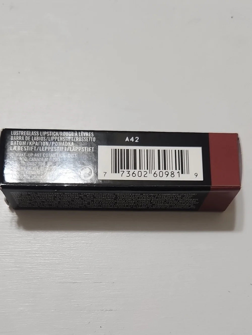 MAC Posh Pit Lustreglass Lipstick